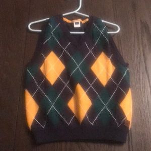 Boys argyle vest Janie and Jack